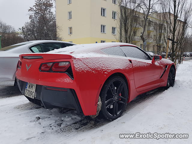 Chevrolet Corvette Z06 spotted in Warsaw, Poland