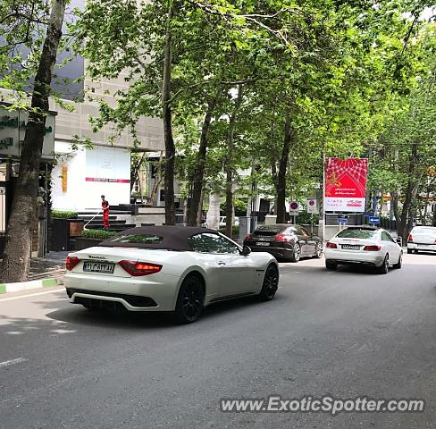 Maserati GranCabrio spotted in Tehran, Iran