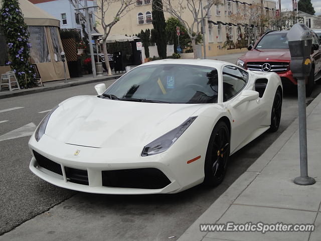 Ferrari 488 GTB spotted in Beverly Hills, California