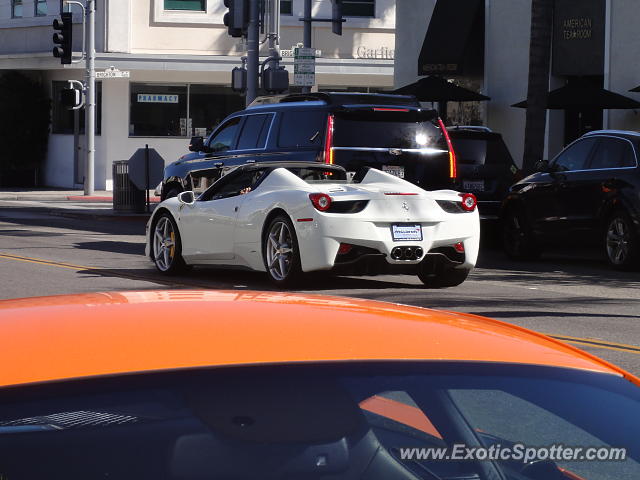 Ferrari 458 Italia spotted in Beverly Hills, California