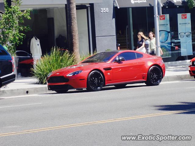 Aston Martin Vantage spotted in Beverly Hills, California