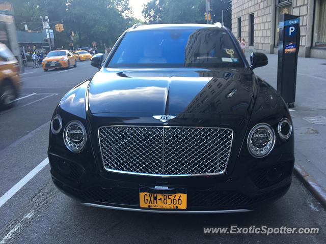 Bentley Bentayga spotted in New York City, New York