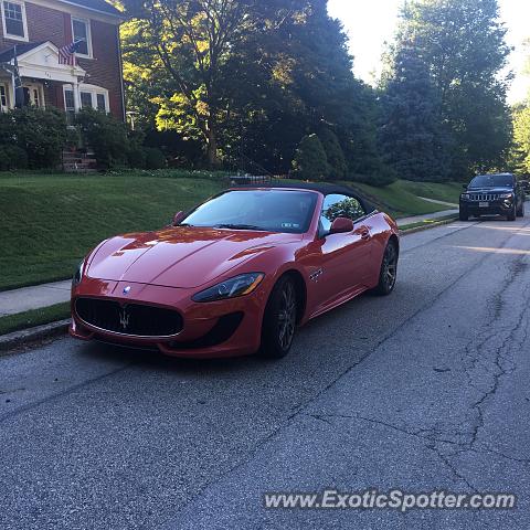 Maserati GranTurismo spotted in Glenside, Pennsylvania