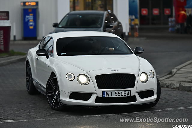 Bentley Continental spotted in Warsaw, Poland