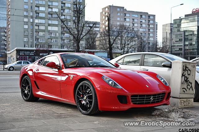 Ferrari 599GTB spotted in Warsaw, Poland