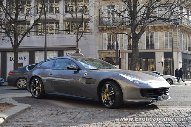 Ferrari GTC4Lusso spotted in Paris, France