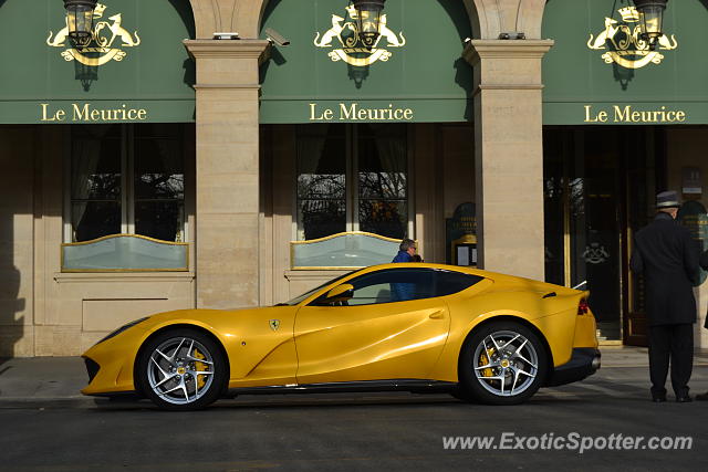 Ferrari 812 Superfast spotted in Paris, France