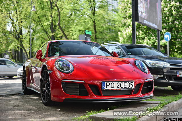 Porsche 911 spotted in Warsaw, Poland