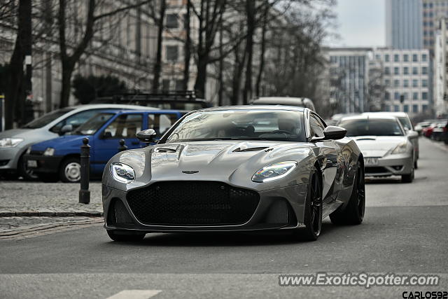 Aston Martin DBS spotted in Warsaw, Poland