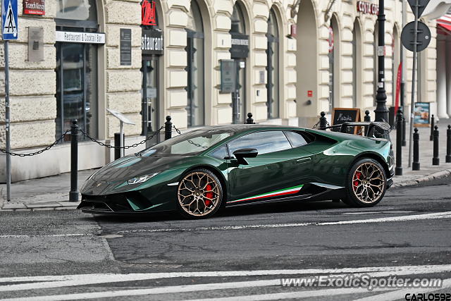 Lamborghini Huracan spotted in Warsaw, Poland