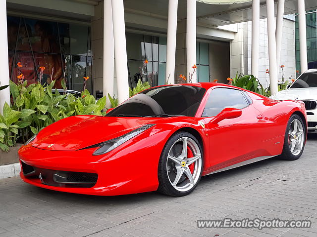 Ferrari 458 Italia spotted in Jakarta, Indonesia