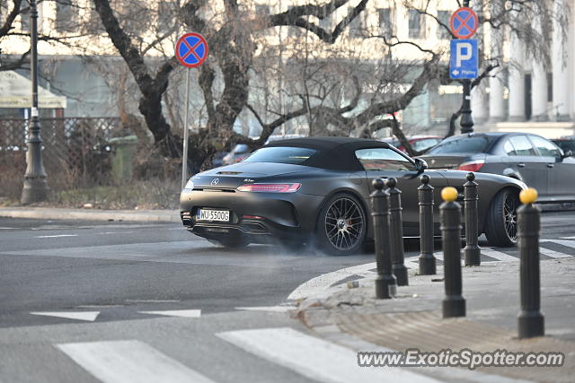 Mercedes AMG GT spotted in Warsaw, Poland