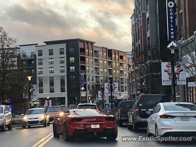 Ferrari 488 GTB spotted in Atlanta, Georgia