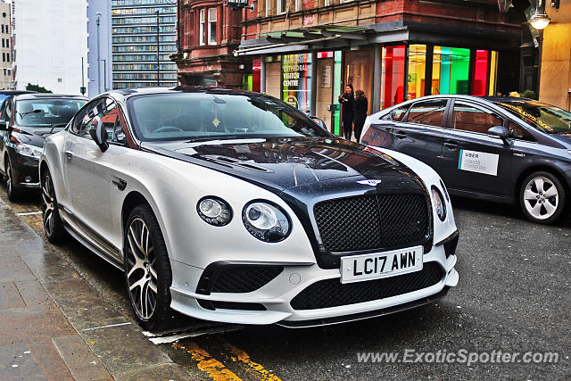 Bentley Continental spotted in Manchester, United Kingdom