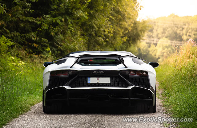 Lamborghini Aventador spotted in Stuttgart, Germany