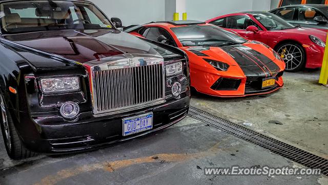 Lamborghini Aventador spotted in Manhattan, New York