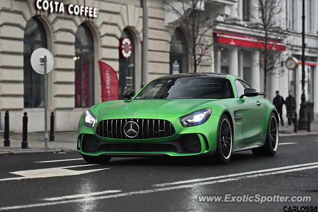 Mercedes AMG GT spotted in Warsaw, Poland