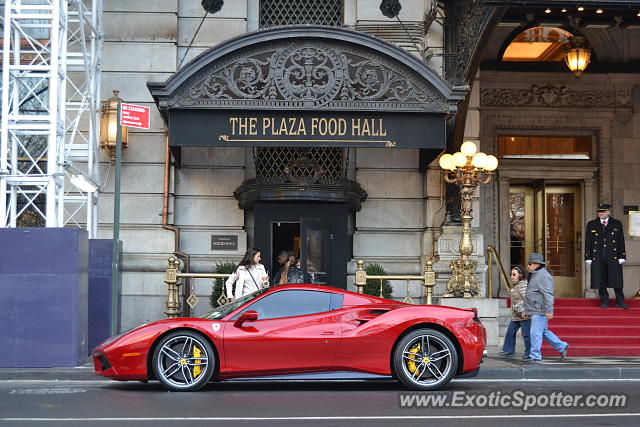 Ferrari 488 GTB spotted in Manhattan, New York