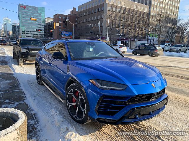 Lamborghini Urus spotted in Edmonton, Canada