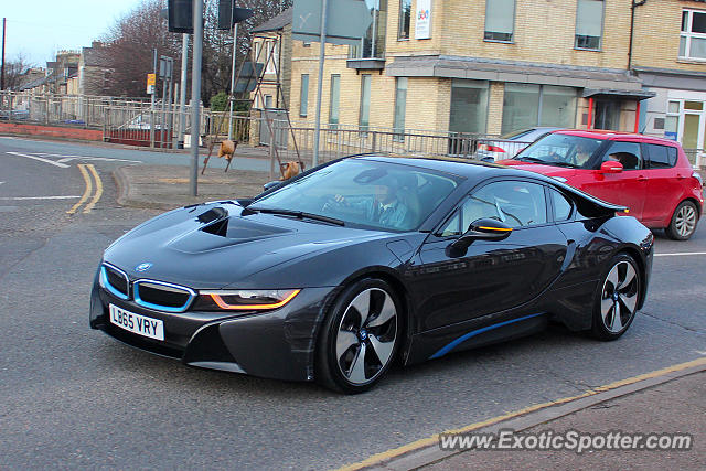 BMW I8 spotted in Cambridge, United Kingdom