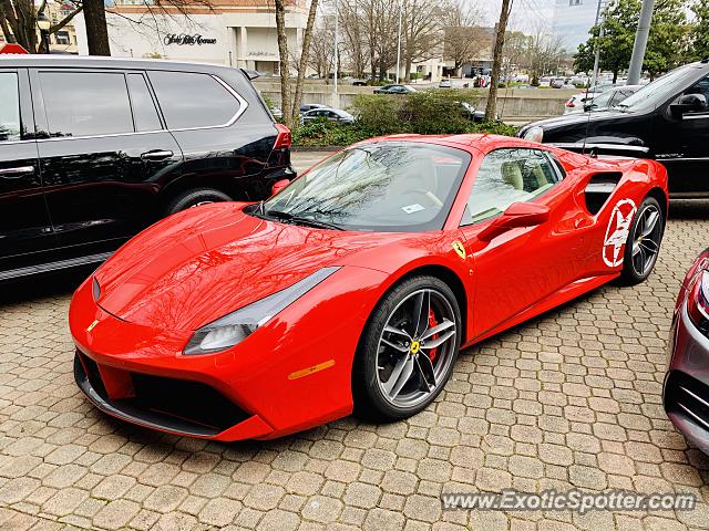 Ferrari 488 GTB spotted in Buckhead, Georgia