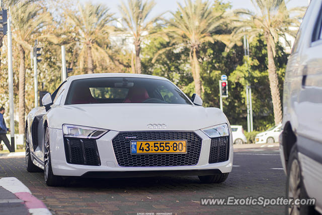 Audi R8 spotted in Tel aviv, Israel