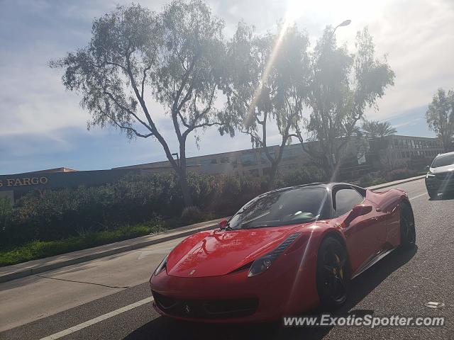 Ferrari 458 Italia spotted in Scottsdale, Arizona