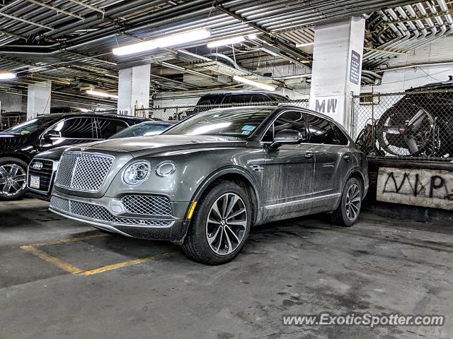 Bentley Bentayga spotted in Manhattan, New York