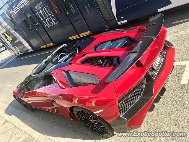 Lamborghini Aventador spotted in Melbourne, Australia