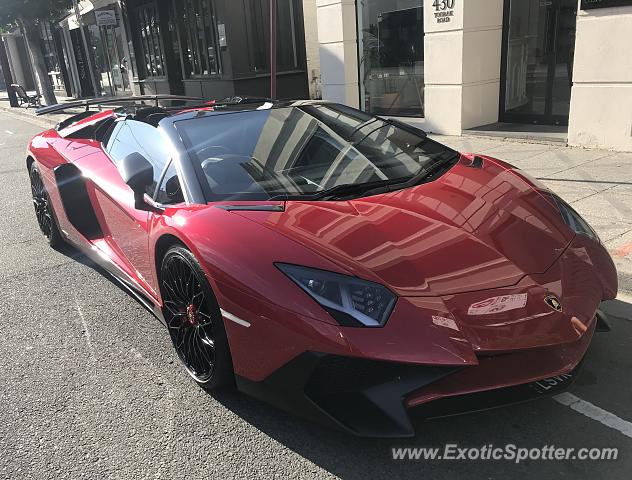 Lamborghini Aventador spotted in Melbourne, Australia