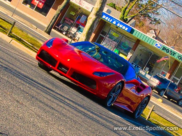 Ferrari 458 Italia spotted in Redbank, New Jersey