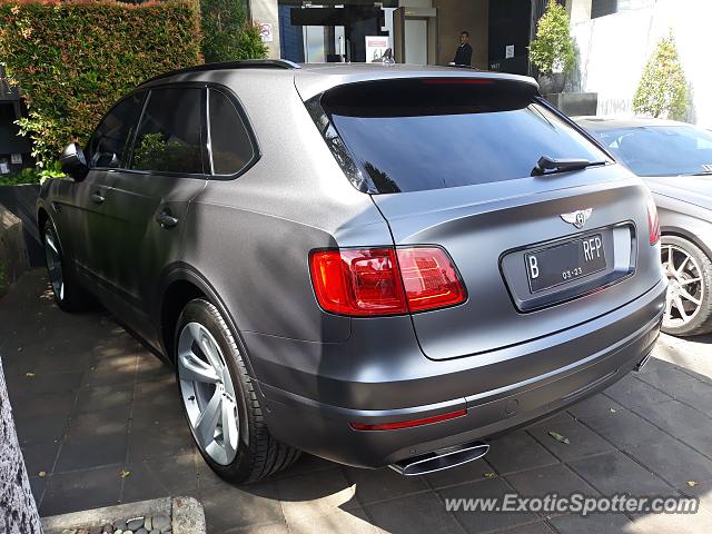 Bentley Bentayga spotted in Jakarta, Indonesia