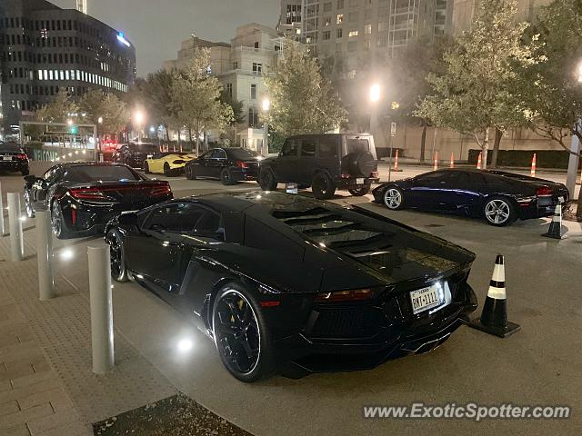 Lamborghini Aventador spotted in Dallas, Texas