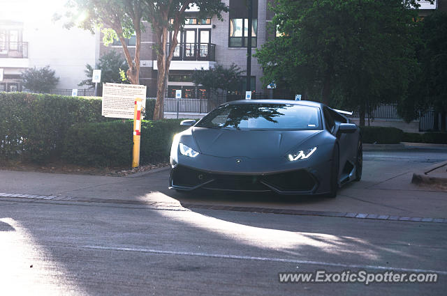 Lamborghini Huracan spotted in Dallas, Texas