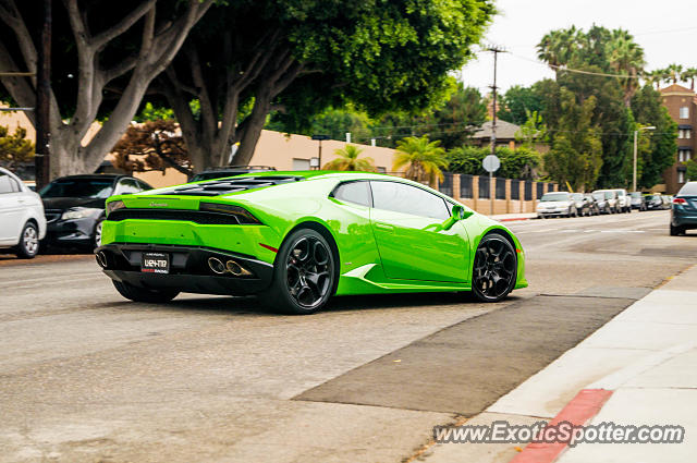 Lamborghini Huracan spotted in Newport Beach, California