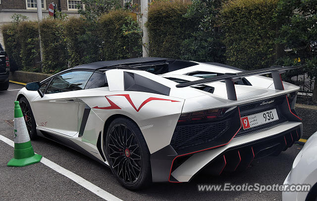 Lamborghini Aventador spotted in London, United Kingdom