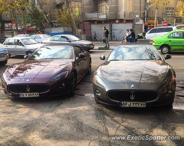 Maserati GranCabrio spotted in Tehran, Iran