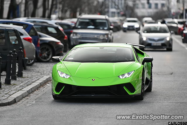 Lamborghini Huracan spotted in Warsaw, Poland