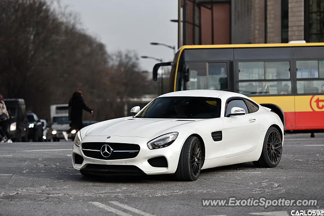 Mercedes AMG GT spotted in Warsaw, Poland