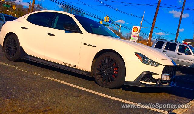 Maserati Ghibli spotted in Scotch Plains, New Jersey