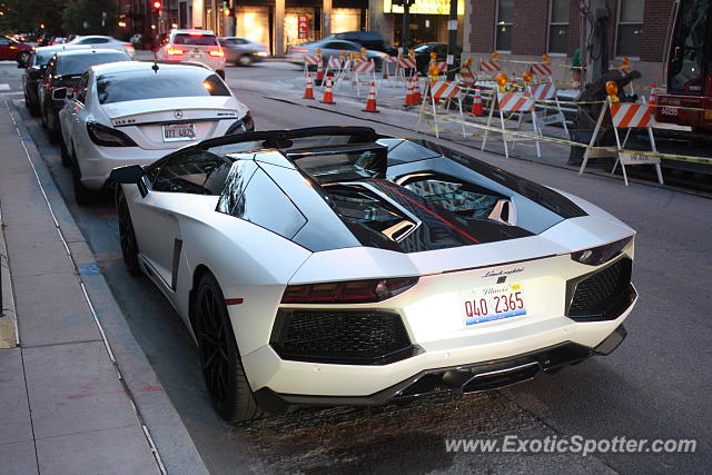 Lamborghini Aventador spotted in Chicago, Illinois