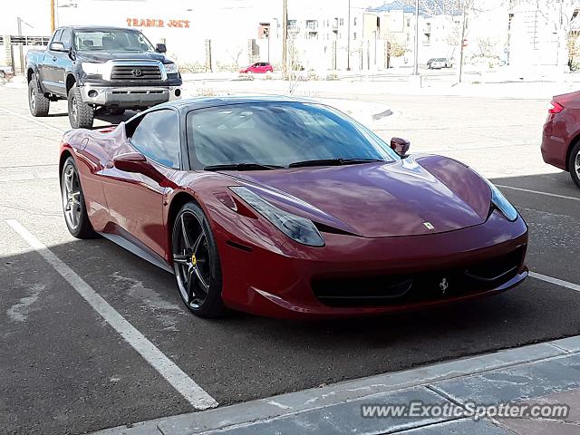 Ferrari 458 Italia spotted in Albuquerque, New Mexico