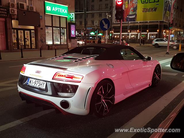 Audi R8 spotted in Warsaw, Poland