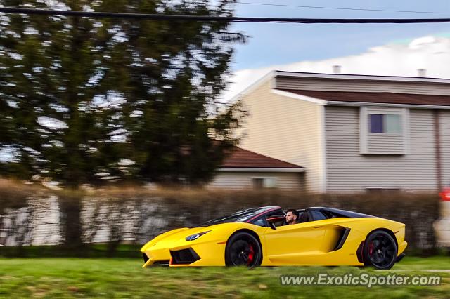 Lamborghini Aventador spotted in Rochester, New York