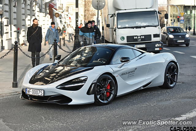 Mclaren 720S spotted in Warsaw, Poland