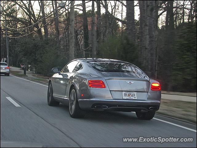 Bentley Continental spotted in Atlanta, Georgia