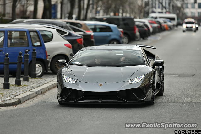 Lamborghini Huracan spotted in Warsaw, Poland