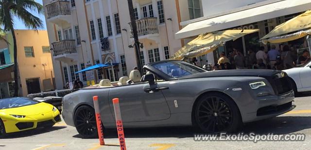 Rolls-Royce Dawn spotted in South Beach, Florida