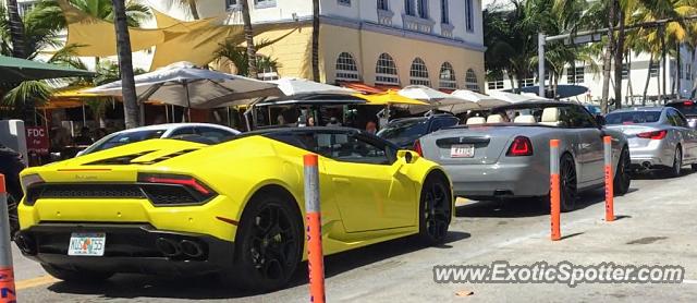 Lamborghini Huracan spotted in South Beach, Florida