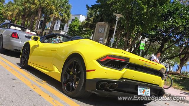 Lamborghini Huracan spotted in South Beach, Florida